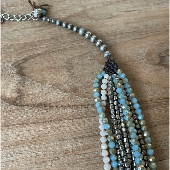 Beautiful Multi-String Colorful Beaded Necklace - Picture 4 of 16